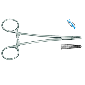 Porte-aiguilles Hegar-Baumgartner en acier inoxydable de haute qualité, 14 cm, fabricant d'instruments chirurgicaux - Product Image 6