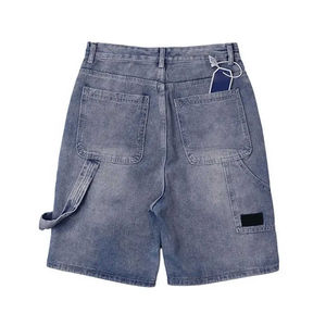 Nouveaux shorts baggy en denim pour hommes à la mode en coton léger et durable dernière mode vente entière Streetwear Style Denim Shorts - Product Image 2