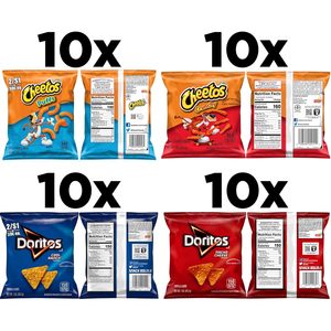 Paquete Variado de Doritos y Cheetos de Frito-Lay, 2.42 Libras, (Paquete de 40) - Product Image 3