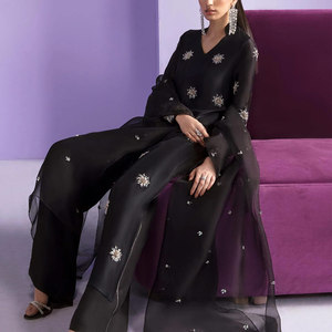 Precio razonable personalizado OEM diseño mujeres vestido de fiesta paquistaní hecho en fábrica mujeres vestido de fiesta paquistaní - Product Image 5