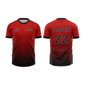Diseña Tu Propia Camiseta de Fútbol Transpirable de Secado Rápido, Uniforme Sublimado 100% Poliéster, Kit Reversible de Fútbol para Verano - Product Image 3
