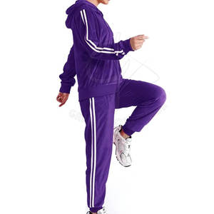 Personalizable Skinny Fit Mujer Deportes Chándal Algodón/Poliéster Ecológico Con Tela a Juego - Product Image 3