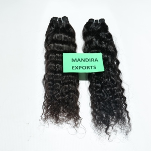Vente en gros 100% naturel cuticule alignée crépus lâche vague profonde Super vague brut indien vierge extensions de cheveux humains vendeur faisceaux - Product Image 1