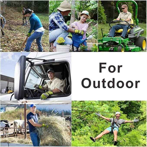 ถุงมือนิรภัยถุงมือทำงานในอุตสาหกรรมที่มีด้ามจับดีเยี่ยมและถุงมือหนังนิ่มด้านใน - Product Image 2