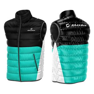 Vestes d'extérieur Vêtements Vente en gros Sublimation Veste gillet rembourrée sans manches Vêtements Vestes bouffantes avec poignets élastiques - Product Image 6