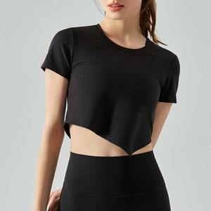 Venta al por mayor logotipo personalizado Athletic Fitness Tank Top Sports Yoga Crop Top Mujeres Gimnasio Ropa Yoga Tank Top - Product Image 1