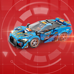 395 + buah bata <span class=keywords><strong>3</strong></span> In 1 mobil deformasi mainan Robot Monster batu bata merakit Puzzle Model kendaraan edukasi blok bangunan Mech - Product Image 4