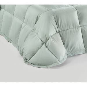 Couette d'hiver en duvet fabriquée en Italie 100% housse en coton sans fer Couette douce de couleur unie CM 180X260 également marque privée - Product Image 2