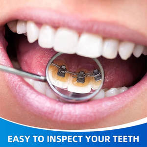 Espejo Bucal Dental de Precisión, Vidrio Antivaho, Mango de Acero Inoxidable, Herramienta Profesional para Examen Dental - Product Image 4