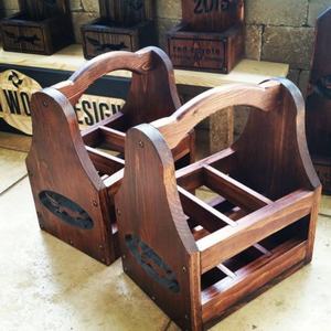 Wooden <b>Caddy</b> with Attractive Design Perfect for Storing Party Supplies or Organizing Napkins and Cutlery for Events - Product Image 6