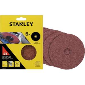 แผ่นขัดไฟเบอร์สแตนลีย์ขนาด 125 มม. สำหรับเครื่องเจียร - Product Image 1