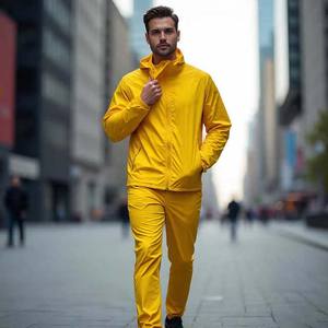 Chándal personalizado unisex con logotipo reflectante de alta calidad cortavientos para entrenamiento Jogging ropa deportiva para hombre de talla grande invierno - Product Image 3