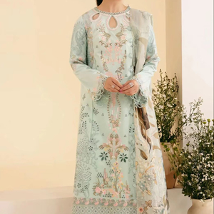 Factory-Made 3-Piece Pakistani Salwar Kameez Top Party/<b>Wedding</b> Wear Formal <b>Dress</b> Ladies New Design Lightweight High Quality - Product Image 1