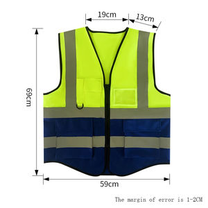Gran oferta de ropa de seguridad, chaleco de seguridad ligero, diseño único, seguridad para ropa de trabajo, construcción al aire libre, chaleco de alta visibilidad - Product Image 6