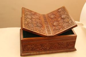 BEST Pafu Ramadan Mubarak Home Decor Islamic Gift Eid Decoration Eid Sign Eid <b>Wooden</b> <b>Crate</b> Gift Boxes - Product Image 3