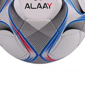 Alaay Ballon de football en cuir thermocollé PU épaissi Taille 5 Fabricant OEM Logo Personnalisé Vente en gros - Product Image 5