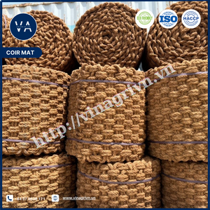 2025 tapis de coco réversible écologique épaisseur de taille personnalisée tissé à partir de corde de fibre de coco allument des tapis de porte d'origine vietnamienne - Product Image 3