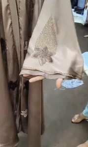 Ropa musulmana tradicional de mujer modesta elegante islámica Ropa de fiesta Premium Estilo Abaya Dubai-Accesorio incluido - Product Image 4