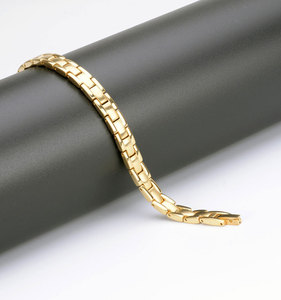 New Trendy Cheap 4 em 1 Bio Titanium Saúde Terapia Magnética Pulseiras Power Rose Gold para Mulheres e Homens - Product Image 4