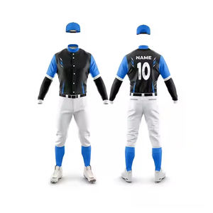 Camiseta de Béisbol Negra Personalizada Unisex, Talla Grande, Secado Rápido, Suave y Transpirable, Ropa Deportiva al por Mayor, Diseño Sublimado Impreso, Económica - Product Image 5