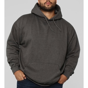 100% algodón 600 Gsm Heavyweight French Terry Sudadera con capucha de gran tamaño estampado sólido invierno personalizado liso botón con capucha liso teñido - Product Image 3