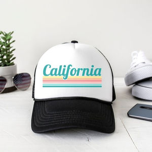 Sombreros de alta calidad para adultos, gorra de camionero de malla estructurada de perfil medio de 5 paneles con logotipo ajustable, fabricada en proveedor de Vietnam - Product Image 1