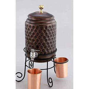 Nouveau look avec un prix raisonnable distributeur d'eau de filtre fabriqué à la main exportateur de boissons en cuivre de l'inde avec une qualité supérieure - Product Image 4