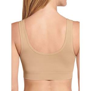 Soutien-gorge de sport de yoga rembourré à col en V pour femmes haut léger pour entraînement Ropa Deportiva Plus Fitness - Product Image 4