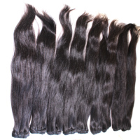 Cheveux Humains de Qualité Luxe 100% Vierge Remy Vietnamiens Lisses comme des Baguettes, Paquets à Double Trame Cousue à la Machine, Ondulations Profondes Souples 27, BT HAIR
