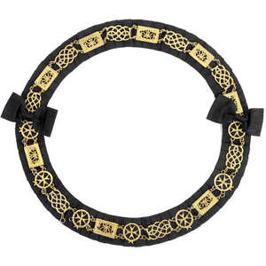 Vente en gros Officiers Mark English Regulation Chaîne Collier Marron Maçonnique Regalia Masters Mason Craft Made Collier - Product Image 6