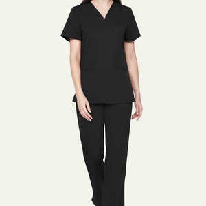 Uniformes de enfermera para mujer a la moda personalizados al por mayor uniformes tejidos tipo Jogger con tops uniformes y bata de hospital para unisex - Product Image 1