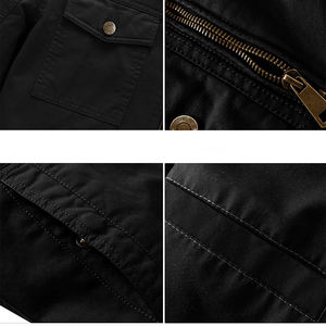 Chaquetas de Hombre de Lona de Manga Larga Transpirables de Algodón de Diseño Moderno y Ecológico Recién Llegadas - Product Image 5