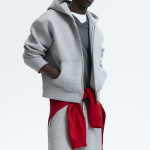 Sudadera con Capucha Extra Grande para Hombre, con Hombros Caídos, 100% Algodón, Tejido de Invierno, Servicio OEM - Product Image 2