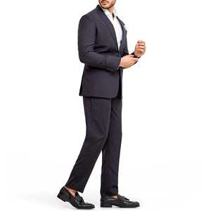 Traje Casual de Oficina para Hombre, Cómodo, Elegante, Impermeable, con Doble Botonadura y Cierre de Cremallera, Estilo Esmoquin - Product Image 2