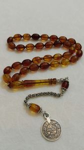 HANDICRAFT Turquoise Chapelet Conçu Tasbih Accessoires De Prière En Gros Tasbih avec Perles En Résine Naturelle Formes Perles De Prière - Product Image 5