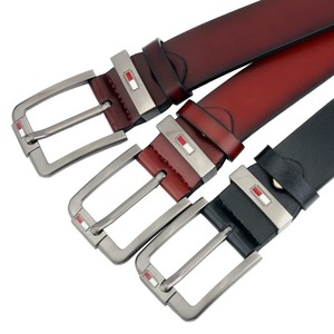 Cinturón de cuero para hombre, última colección, servicio OEM, cinturones de cuero genuino de Pakistán - Product Image 4