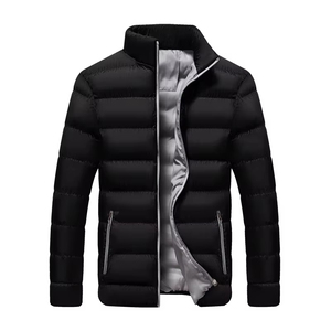 Haute qualité personnalisé hommes rembourré matelassé doudoune Premium bulle coupe-vent Ripstop manteau à capuche DDP expédition - Product Image 1