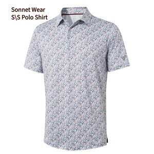 Custom Cardigans Knitwear Botón AOP impreso polester Polo Shirt para Hombres - Product Image 4