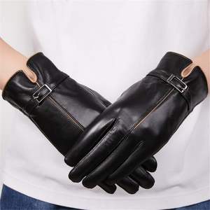 Wolson Industry Vente en gros Gants en cuir de mouton pour hommes et femmes à la mode Respirant Deer Outdoor Cycling Plain for Sports - Product Image 3