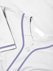 เสื้อซอฟต์บอลของผู้ชายเสื้อกีฬาเบสบอลผ้าเจอร์ซีย์แบบเรียบปักลาย - Product Image 2