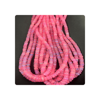 Perles facettées rondes lisses en opale éthiopienne naturelle de qualité supérieure Alif International, rose, 8 mm de diamètre, vente en gros, tiers