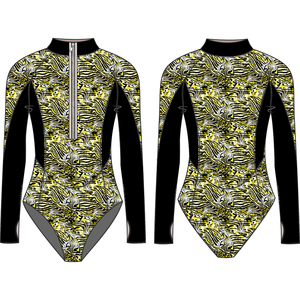 Leotardo de gimnasia sin mangas personalizado para niña, Top de natación de entrenamiento de competición con ropa de baile para niños - Product Image 3