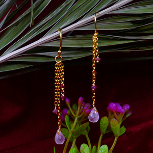 ต่างหูห่วงเงินสเตอร์ลิงประดับเพชรโมอิสชุบทองประดับมุกน้ำจืดสำหรับผู้หญิงมีเสน่ห์แบบคลาสสิก - Product Image 4