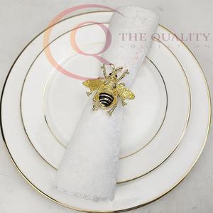 Anneaux de serviette de table en métal de luxe avec design écologique pour une expérience culinaire élégante lors de mariages à la maison et dans les milieux professionnels - Product Image 4