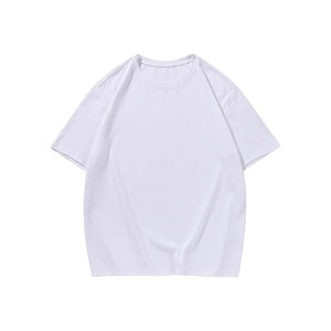 T-shirts pour hommes de haute qualité Impression sur mesure Logo T-shirts à manches courtes de couleur unie 100% coton pour hommes - Product Image 2