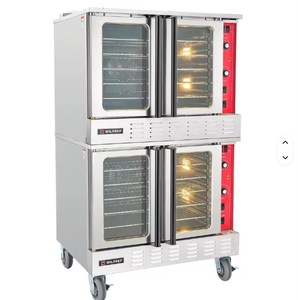Horno de Convección Comercial a Gas Propano/Eléctrico de 38 Pulgadas, Doble Plataforma, 108000 BTU, con Protección contra Sobrecalentamiento para Panadería - Product Image 3