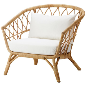 Ensemble de canapé d'extérieur Chaise longue simple en rotin naturel avec matériau de haute qualité pour ensemble de jardin et décoration de la maison - Product Image 2