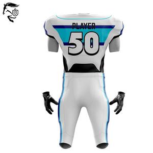 Conjuntos de uniformes de fútbol americano unisex con logotipo personalizado OEM/ODM 2025 | Ropa deportiva sublimada de poliéster de alta calidad" - Product Image 6