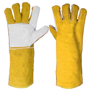 Gants de soudage en cuir imperméables de meilleure qualité, taille XL, nouveau style, respirants pour l'extérieur, personnalisables, services OEM - Product Image 1