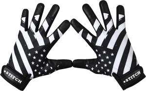 Guantes de bateo de Palma sublimados con bandera PR impresa a mano para niños - Product Image 3